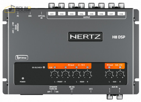 Procesor de sunet auto Hertz H8 DSP, 8 canale + DSP - Img 2