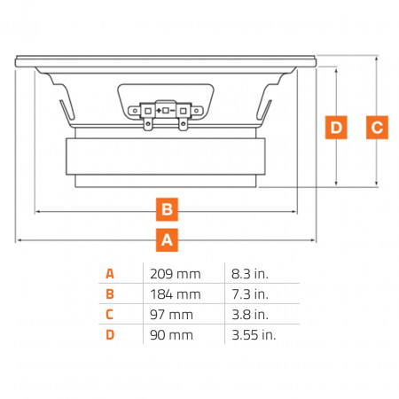 Difuzoare auto Hertz SPL Show SV 200.1, set component, 200mm, 200W RMS, 4Ω, set 2 difuzoare - Img 3