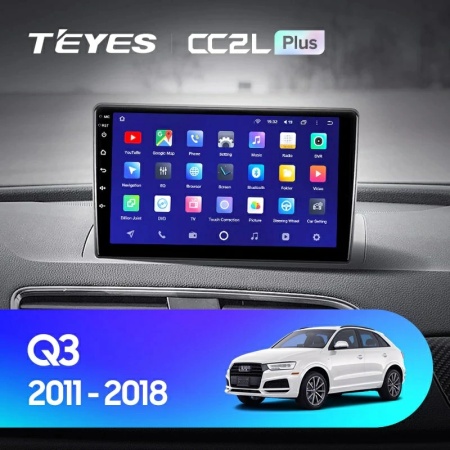 Navigatie Auto Teyes CC2 Plus Split Audi Q3 8U 2011-2018 2+32GB 9" QLED Octa-core 1.8Ghz Android 4G Bluetooth 5.1 DSP - Img 2