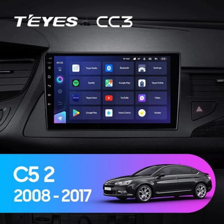 Navigatie Auto Teyes CC3 Citroen C5 2 2008-2017 4+64GB 9" QLED Octa-core 1.8Ghz, Android 4G Bluetooth 5.1 DSP - Img 2
