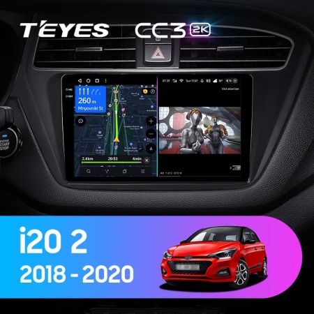 Navigatie Auto Teyes CC3 Hyundai i20 2018-2020 4+32GB 9" QLED Octa-core 1.8Ghz, Android 4G Bluetooth 5.1 DSP - Img 2