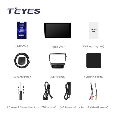 Navigatie Auto Teyes CC3 Hyundai Santa Fe 3 2013-2018 4+32GB 9" QLED Octa-core 1.8Ghz Android 4G Bluetooth 5.1 DSP - Img 11