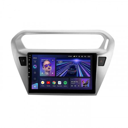 Navigatie Auto Teyes CC3 Peugeot 301 2012-2016 4+32GB 9" QLED Octa-core 1.8Ghz Android 4G Bluetooth 5.1 DSP - Img 2