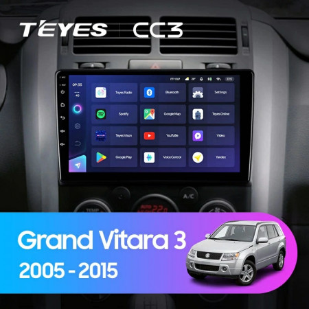 Navigatie Auto Teyes CC3L WiFi Suzuki Grand Vitara 3 2005-2015 2+32GB 9" IPS Quad-core 1.3Ghz, Android Bluetooth 5.1 DSP - Img 2
