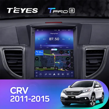 Navigatie Auto Teyes Tip Tesla TPRO 2 Honda CR-V 4 2011-2015 4+64GB 9.7" QLED Octa-core 1.8Ghz, Android 4G Bluetooth 5.1 DSP - Img 4