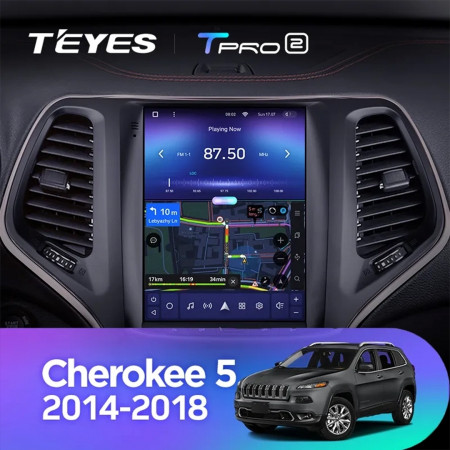 Navigatie Auto Teyes Tip Tesla TPRO 2 Jeep Cherokee 2013-2018 3+32GB 9.7" QLED Octa-core 1.8Ghz, Android 4G Bluetooth 5.1 DSP - Img 4