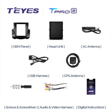 Navigatie Auto Teyes Tip Tesla TPRO 2 Toyota RAV4 XA30 2005-2013 4+64GB 9.7" QLED Octa-core 1.8Ghz, Android 4G Bluetooth 5.1 DSP - Img 6