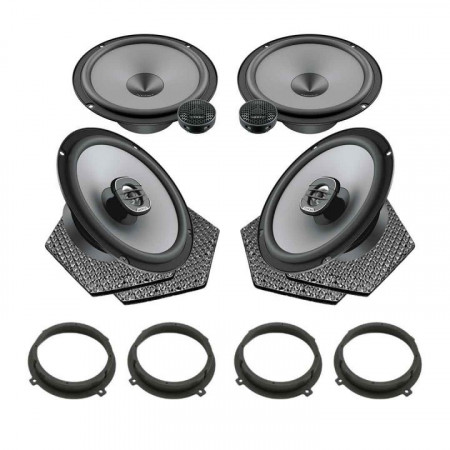 Pachet difuzoare auto Hertz Uno dedicat Hyundai Elantra 2016-2020, RMS 75W - Img 2