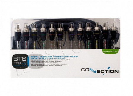 Cablu RCA Multicanal Connection,BT6 550 6 canale, 550cm - Img 3