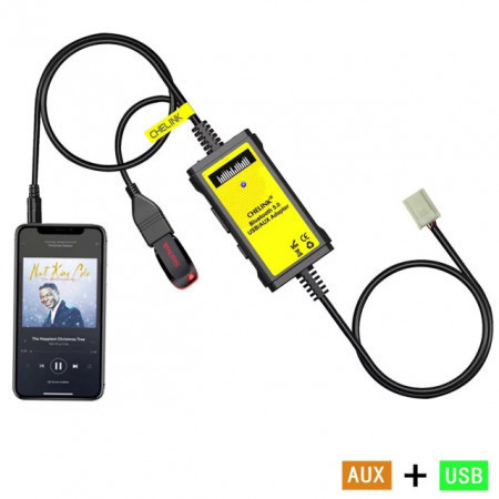 Interfata USB si AUX IN pentru Volkswagen 12 pini VAG PRO MUSIC INTERFACE - Img 3