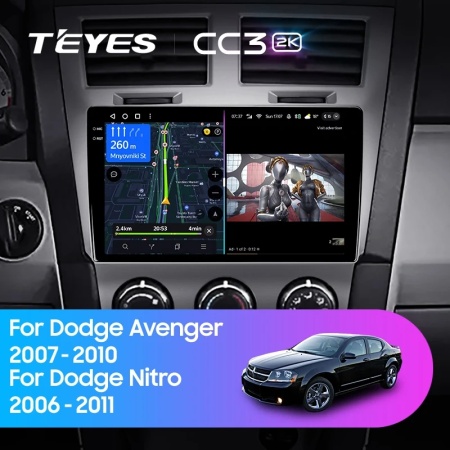 Navigatie Auto cu Asistenta AI Teyes CC4 PRO Dodge Avenger 2007-2010 8+128GB 9.5&quot; QLED, Android 13, 5G, 7.1 DSP, CarPlay - Img 2