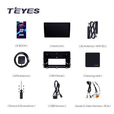 Navigatie Auto Teyes CC3 2K Kia Ceed 3 2018-2020 4+32GB 10.36" QLED Octa-core 2Ghz, Android 4G Bluetooth 5.1 DSP - Img 8