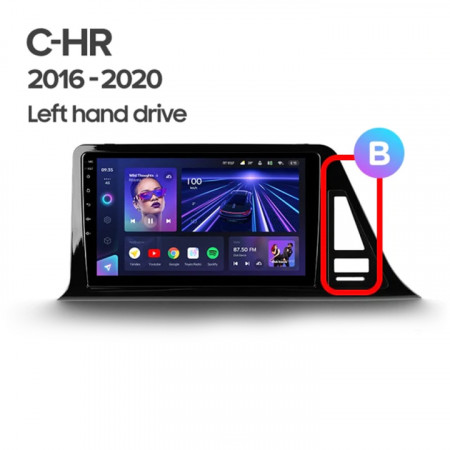 Navigatie Auto Teyes CC3 2K Toyota C-HR 2016-2020 4+64GB 9.5" QLED Octa-core 2Ghz, Android 4G Bluetooth 5.1 DSP - Img 7