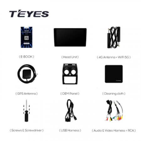 Navigatie Auto Teyes CC3 360° Nissan Qashqai 1 J10 2006-2013 6+128GB 9&quot; QLED Octa-core 1.8Ghz, Android 4G Bluetooth 5.1 DSP - Img 8