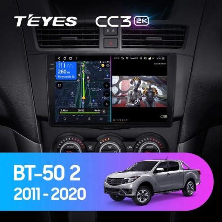 Navigatie Auto Teyes CC3 Mazda BT-50 2011-2020 4+64GB 9" QLED Octa-core 1.8Ghz, Android 4G Bluetooth 5.1 DSP - Img 2
