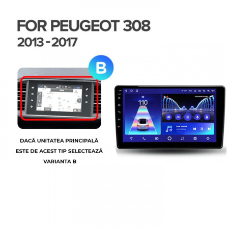 Navigatie Auto Teyes CC3 Peugeot 308 2013-2017 3+32GB 9" QLED Octa-core 1.8Ghz, Android 4G Bluetooth 5.1 DSP - Img 6