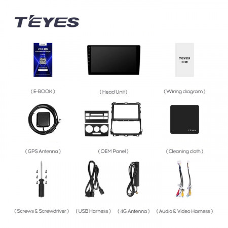Navigatie Auto Teyes CC3 Toyota Land Cruiser Prado J120 2002-2009 4+64GB 9" QLED Octa-core 1.8Ghz, Android 4G Bluetooth 5.1 DSP - Img 8