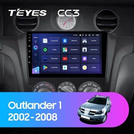Navigatie Auto Teyes CC3L Mitsubishi Outlander 1 2003-2006 4+32GB 9" IPS Octa-core 1.6Ghz Android 4G Bluetooth 5.1 DSP - Img 2