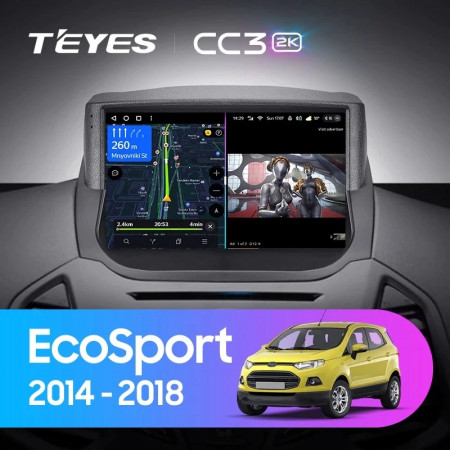 Navigatie Auto Teyes CC3L WiFi Ford EcoSport 2014-2023 2+32GB 9" IPS Quad-core 1.3Ghz, Android Bluetooth 5.1 DSP - Img 2
