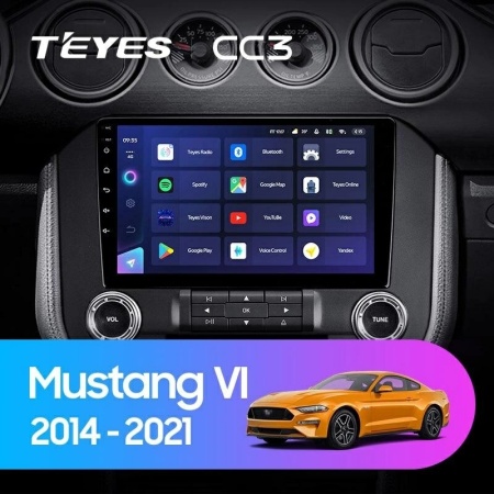 Navigatie Auto Teyes CC3L WiFi Ford Mustang 6 2015-2023 2+32GB 9" IPS Quad-core 1.3Ghz, Android Bluetooth 5.1 DSP - Img 2