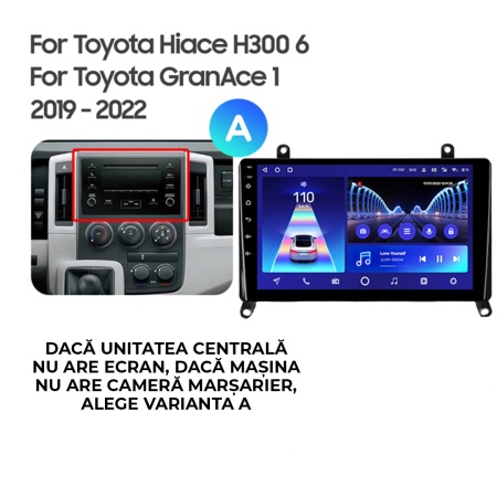 Navigatie Auto Teyes CC4 Toyota Hiace H300 6 2019-2022 6+64GB 9.5" QLED Octa-core 2.7Ghz, Android 4G Bluetooth 5.1 DSP - Img 3