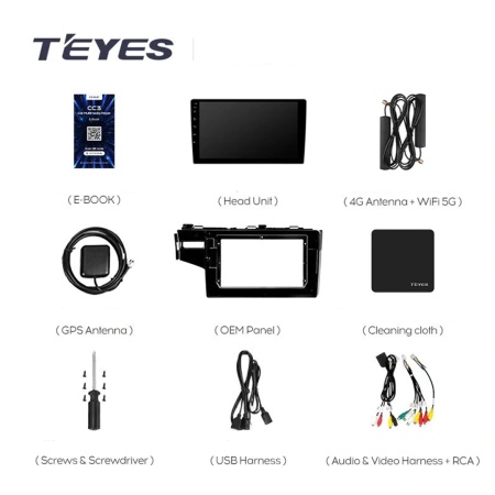 Navigatie Auto Teyes CC4L Honda Jazz 3 2013-2020 6+64GB 10.2" QLED Qualcomm 2Ghz, Android 4G Bluetooth 5.1 DSP - Img 3