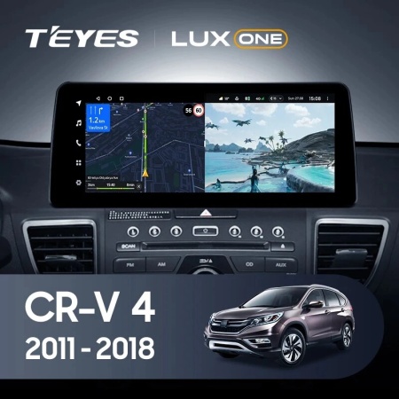 Navigatie Auto Teyes Lux One 360° Honda CR-V 4 2011-2016 6+128GB 12.3" IPS Octa-core 2Ghz, Android 4G Bluetooth 5.1 DSP - Img 2