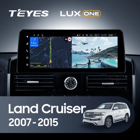 Navigatie Auto Teyes Lux One 360° Toyota Land Cruiser 11 J200 2007-2015 II 6+128GB 12.3" IPS Octa-core 2Ghz, Android 4G Bluetooth 5.1 DSP - Img 2