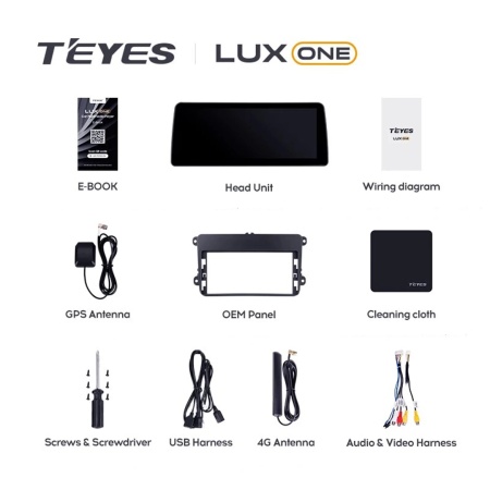 Navigatie Auto Teyes Lux One 360° Volkswagen Sharan 2 2010-2022 6+128GB 12.3" IPS Octa-core 2Ghz, Android 4G Bluetooth 5.1 DSP - Img 8
