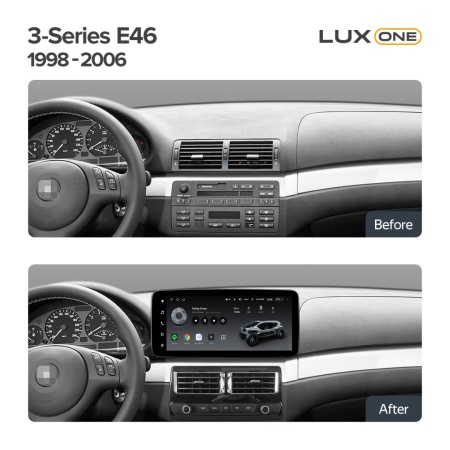 Navigatie Auto Teyes Lux One BMW Seria 3 E46 1997-2006 6+128GB 12.3" IPS Octa-core 2Ghz, Android 4G Bluetooth 5.1 DSP - Img 4
