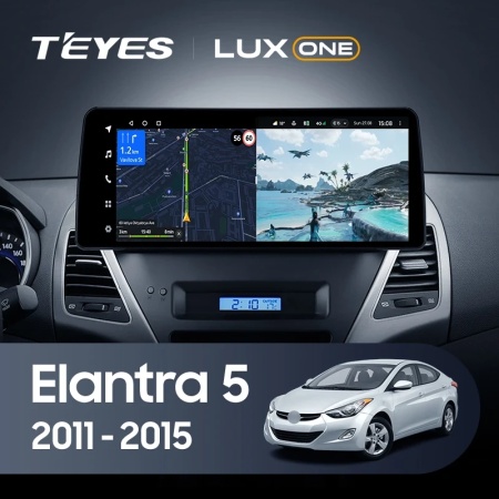 Navigatie Auto Teyes Lux One Hyundai Lux One Hyundai Elantra 5 JK GD MD UD 2011-2015 4+32GB 12.3" IPS Octa-core 2Ghz, Android 4G Bluetooth 5.1 DSP - Img 2