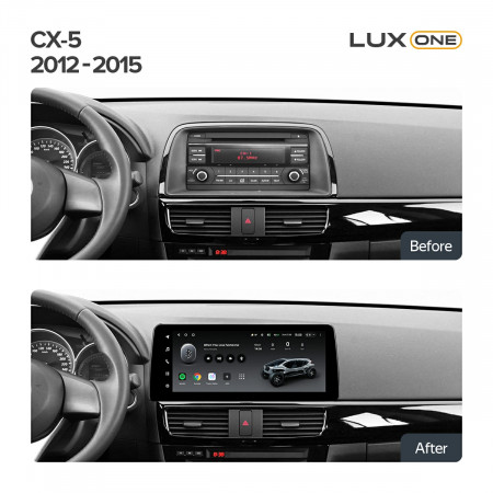 Navigatie Auto Teyes Lux One Mazda CX-5 2012-2015 4+32GB 12.3" IPS Octa-core 2Ghz, Android 4G Bluetooth 5.1 DSP - Img 3