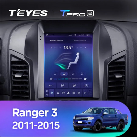 Navigatie Auto Teyes Tip Tesla TPRO 2 Ford Ranger 3 2011-2018 3+32GB 9.7" QLED Octa-core 1.8Ghz, Android 4G Bluetooth 5.1 DSP - Img 5