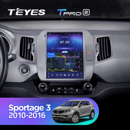 Navigatie Auto Teyes Tip Tesla TPRO 2 Kia Sportage 3 2010-2016 3+32GB 9.7" QLED Octa-core 1.8Ghz, Android 4G Bluetooth 5.1 DSP - Img 5