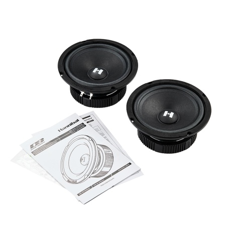 Set 2 Difuzoare Auto Deaf Bonce Hannibal HM-60 Midbass, 165mm, 150W RMS, 4 Ohm - Img 5