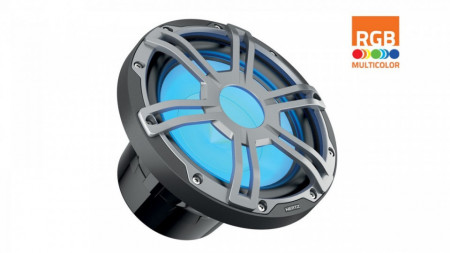 Subwoofer Marine Hertz HMS 10 S2-LD-G / SW, Negru / Alb, 250mm, 250W RMS, 2Ω - Img 4