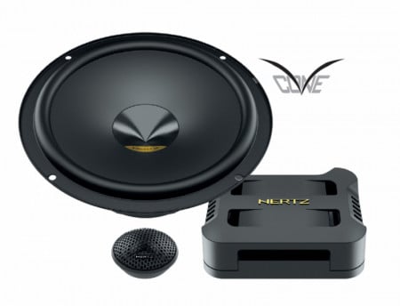 Difuzoare auto Hertz Dieci Pro DPK 165.3, set sistem 2 căi, 165mm, 80W RMS, 4Ω, 4 difuzoare + accesorii