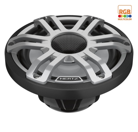 Difuzoare Marine Hertz HMX 6.5 S-LD/ SW / G, Alb / Negru, set coaxial 2 c?i, 165mm, 75W RMS - Img 2
