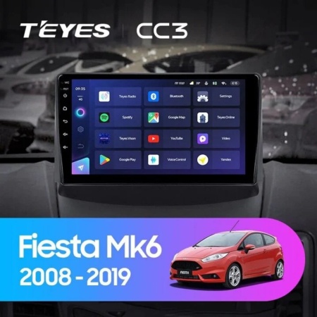 Navigatie Auto cu Asistenta AI Teyes CC4 PRO Ford Fiesta 6 2008-2019 8+128GB 9.5" QLED, Android 13, 5G, 7.1 DSP, CarPlay - Img 3