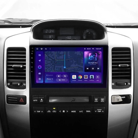Navigatie Auto MOSS M3 Toyota Land Cruiser Prado J120 2002-2009 4+32GB 9" QLED Octa-core 2Ghz, Android 4G Bluetooth 5.1 DSP - Img 2