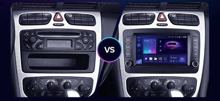 Navigatie Auto Teyes CC2 Plus Mercedes-Benz C Class W203 2004-2011 4+32GB 7" QLED Octa-core 1.8Ghz, Android 4G Bluetooth 5.1 DSP - Img 3