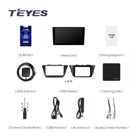 Navigatie Auto Teyes CC3 2K 360° Toyota Prius XW30 2009-2015 6+128GB 9.5" QLED Octa-core 2Ghz, Android 4G Bluetooth 5.1 DSP - Img 7