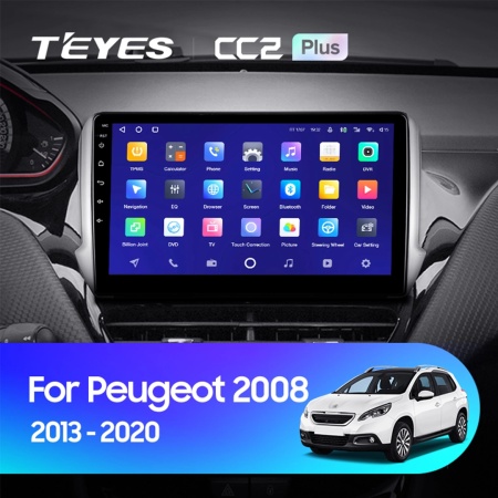 Navigatie Auto Teyes CC3 2K Peugeot 2008 2013-2019 4+64GB 10.36" QLED Octa-core 2Ghz, Android 4G Bluetooth 5.1 DSP - Img 2