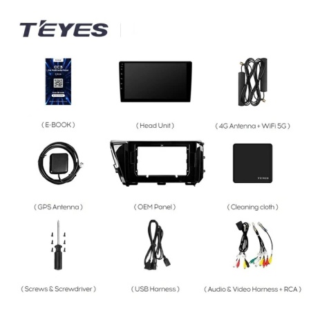 Navigatie Auto Teyes CC3 360° Toyota Camry 8 2017-2020 6+128GB 10.2" QLED Octa-core 1.8Ghz, Android 4G Bluetooth 5.1 DSP - Img 10