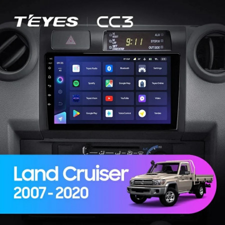 Navigatie Auto Teyes CC3 360° Toyota Land Cruiser LC 70 2007-2020 6+128GB 9&quot; QLED Octa-core 1.8Ghz, Android 4G Bluetooth 5.1 DSP - Img 2