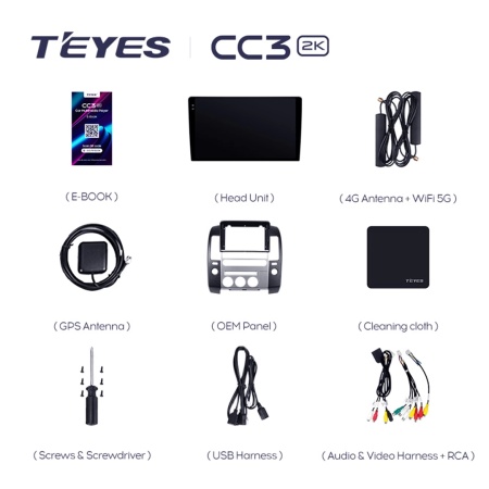 Navigatie Auto Teyes CC3 Nissan Pathfinder 2005-2012 4+64GB 9" QLED Octa-core 1.8Ghz, Android 4G Bluetooth 5.1 DSP - Img 8