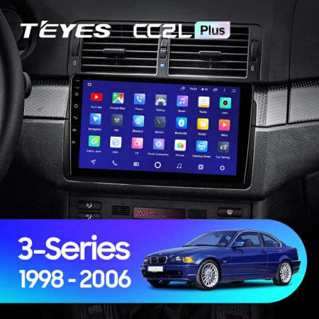 Navigatie Auto Teyes CC3 Split BMW Seria 3 E46 1997-2006 4+32GB 9" QLED Octa-core 1.8Ghz, Android 4G Bluetooth 5.1 DSP - Img 2