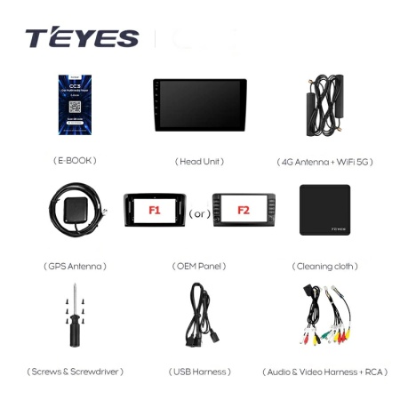Navigatie Auto Teyes CC3L Mercedes-Benz ML W164 2006-2011 4+32GB 9" IPS Octa-core 1.6Ghz Android 4G Bluetooth 5.1 DSP - Img 7