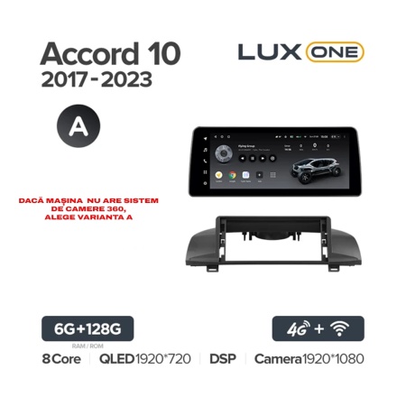 Navigatie Auto Teyes Lux One 360° Honda Accord 10 2018-2022 6+128GB 12.3" IPS Octa-core 2Ghz, Android 4G Bluetooth 5.1 DSP - Img 8