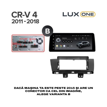 Navigatie Auto Teyes Lux One 360° Honda CR-V 4 2011-2016 6+128GB 12.3" IPS Octa-core 2Ghz, Android 4G Bluetooth 5.1 DSP - Img 9